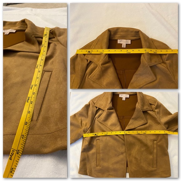 Philosophy Faux Suede Moto Jacket - Picture 6 of 7